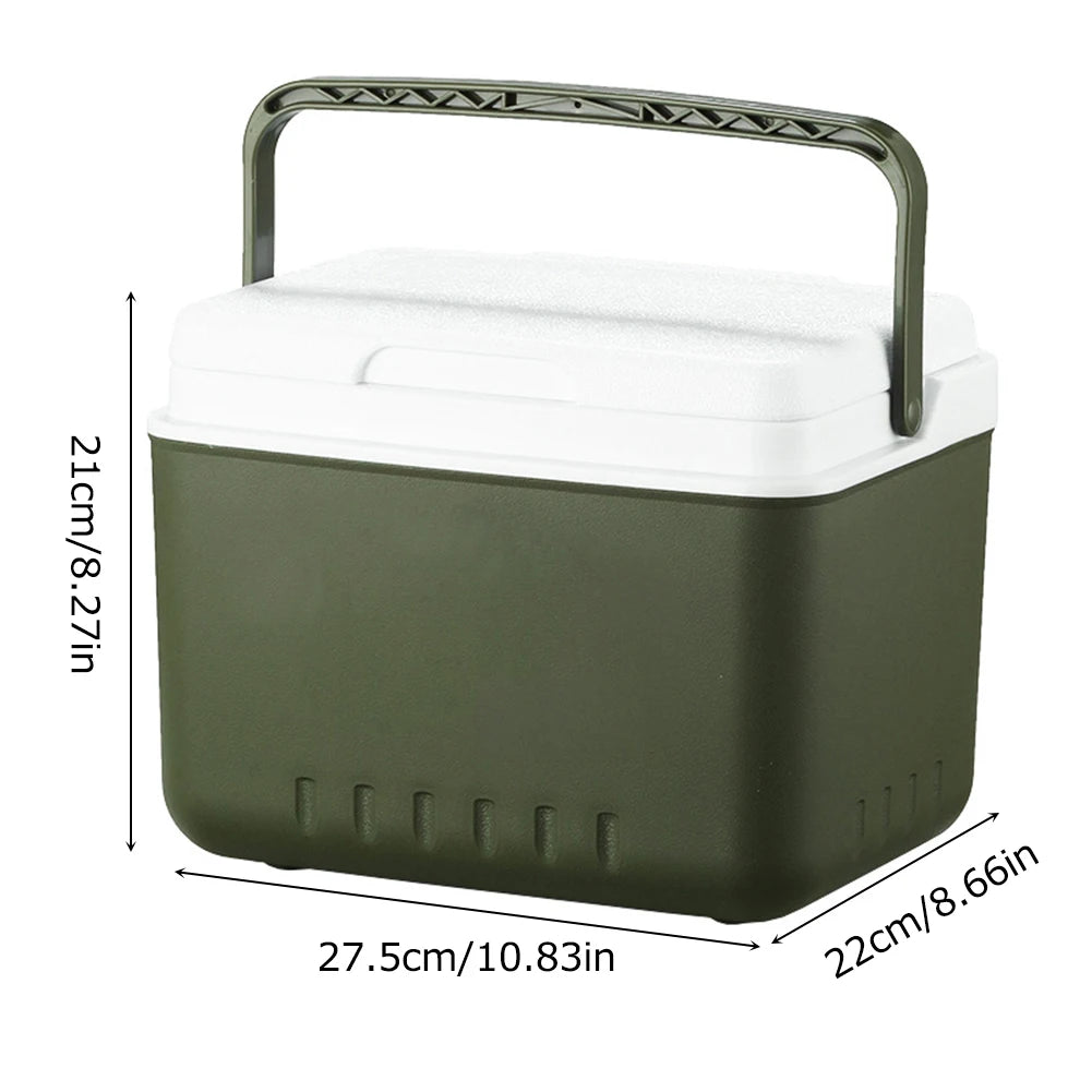 13/6L Camping Ice Box Outdoor Fridge Cooler 18L Large Capacity Portable Ice Bucket Incubator Refrigerator Car Fresh-Keeping