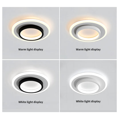 Modern Minimalist Decorative Ceiling Ceiling Lamp Bedroom Living Room Kitchen Aisle Interior Creative LED Round Lighting Lamps