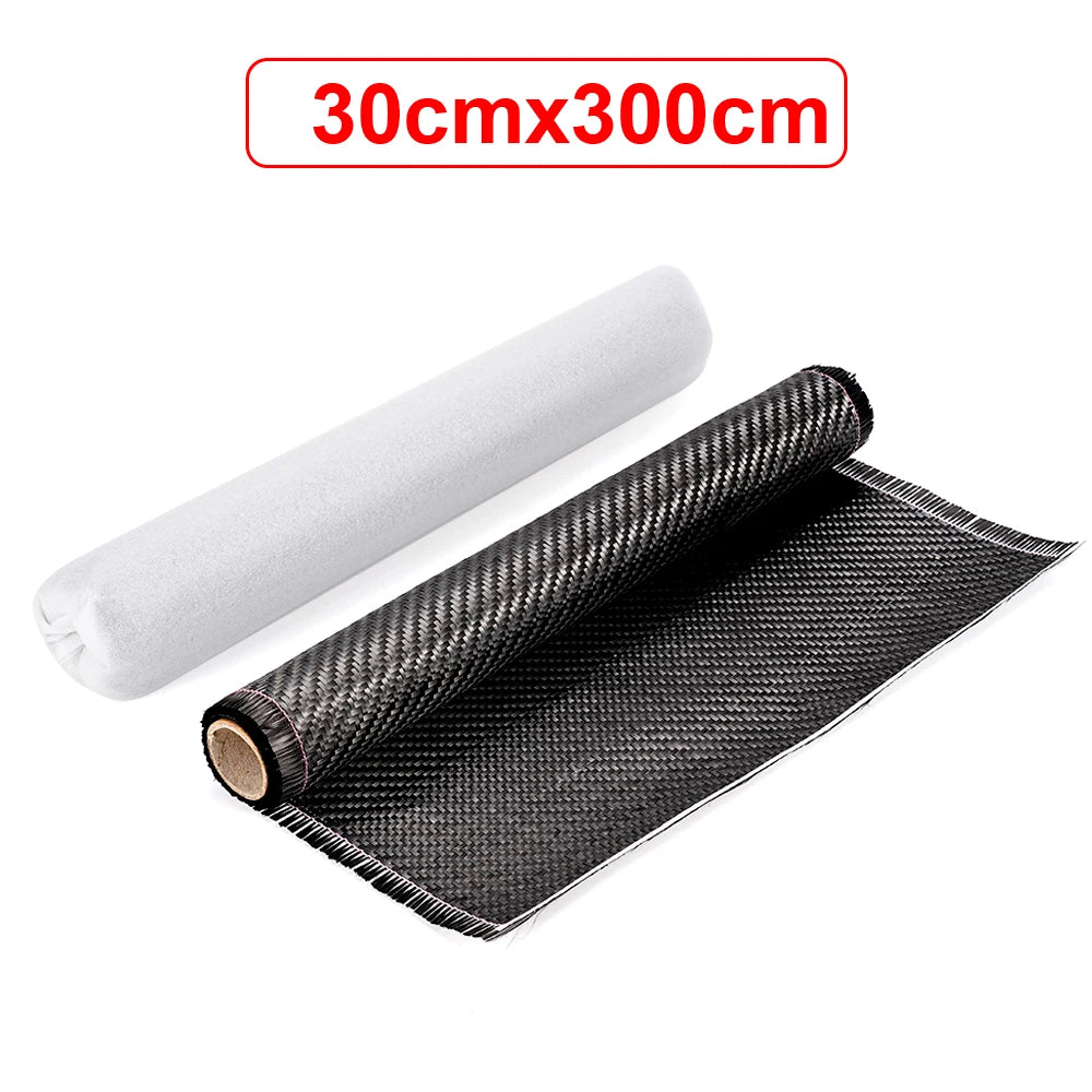 60-300cm 30/50cm Wide 0.2mmThickness Carbon Fiber Cloth Carbon Fabric Material For Commercial Car Part Sport Repair Material