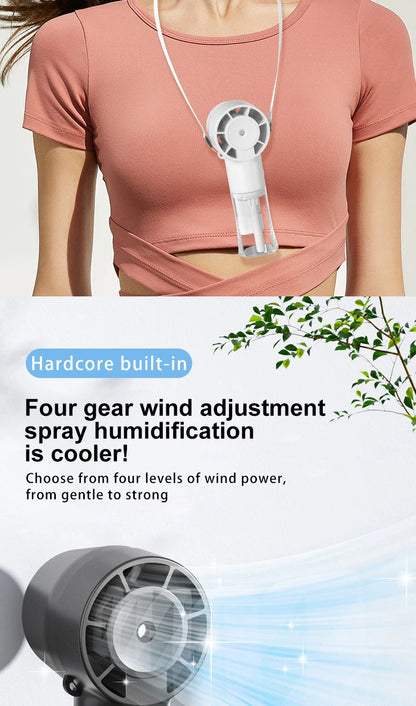 Mini Handheld Fan Portable Misting Fans Adjustable Handheld Fan for Commuters Water Humidifier Cooling Gadget