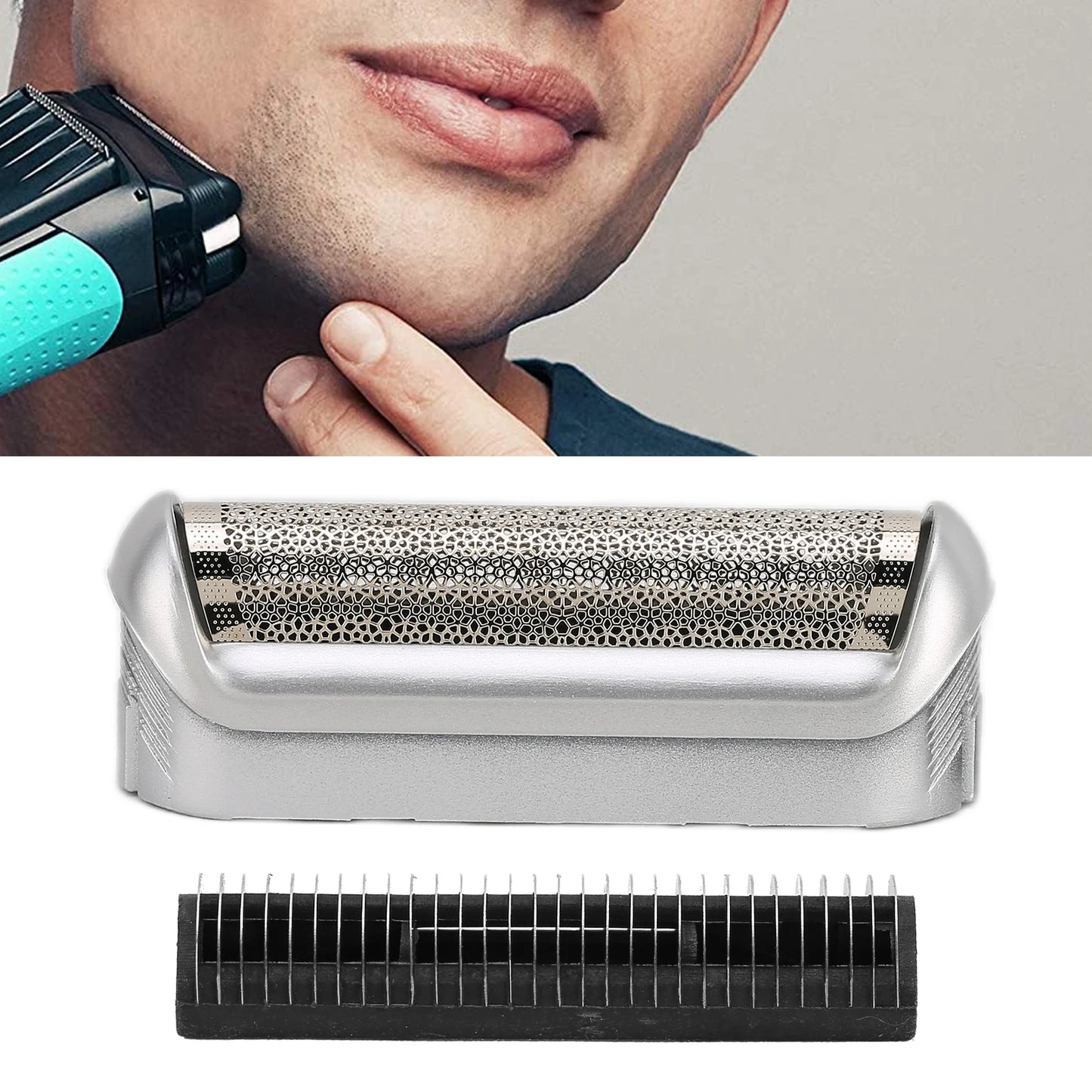 Electric Shaver Head Knife Net Cutter Head Knife Net Cutter Head Electric Shaver Head Accessories Suitable 5S Shaver Shaver Head