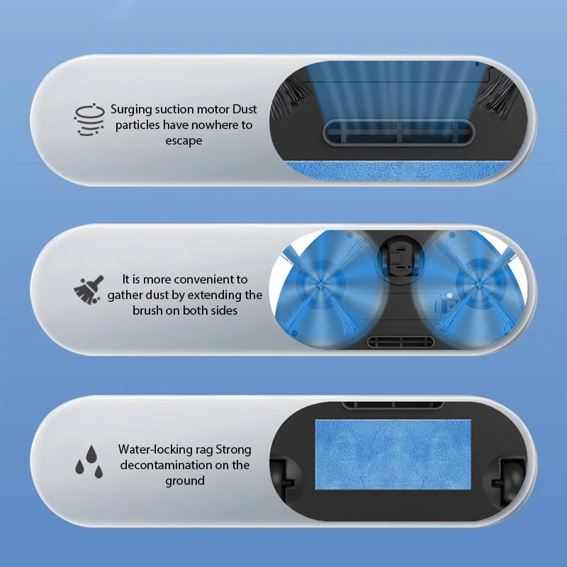 New Wireless Smart Robot Vacuum Cleaner Multifunctional Super Quiet Vacuuming Mopping Humidifying For Home Use Home Appliance