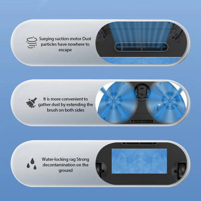 New Wireless Smart Robot Vacuum Cleaner Multifunctional Super Quiet Vacuuming Mopping Humidifying For Home Use Home Appliance