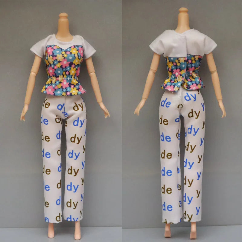 28pcs Fashion Dolls Accessories =1 Gown +3 Dress +2 Suit +2 Swimsuit +3 Glasses +10 Shoes +7 Hanger Clothes for 11.5'' Doll Toys