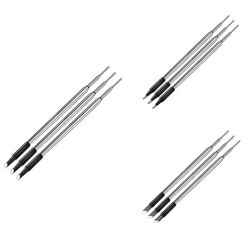 3Pc C210 Soldering Iron Tip USB Soldering Iron Tip 5V Battery Soldering Iron Tip Soldering Rework Accessories