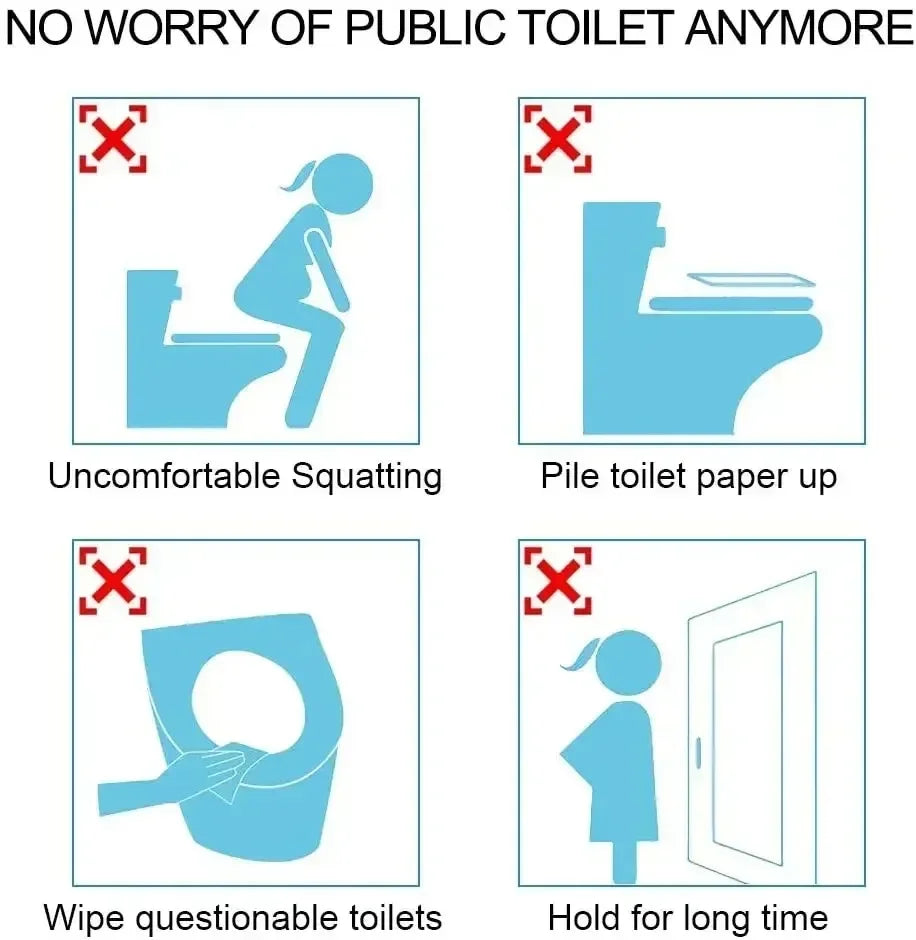 10/50PCS Biodegradable Disposable Plastic Toilet Seat Cover Portable Safety Travel Bathroom Toilet Paper Pad Bathroom Accessory