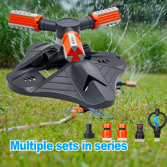 Upgrade Garden Sprinkler Automatic 360 Degree Rotating Irrigation Grass Water Sprinkler System Agriculture Irrigation Tool