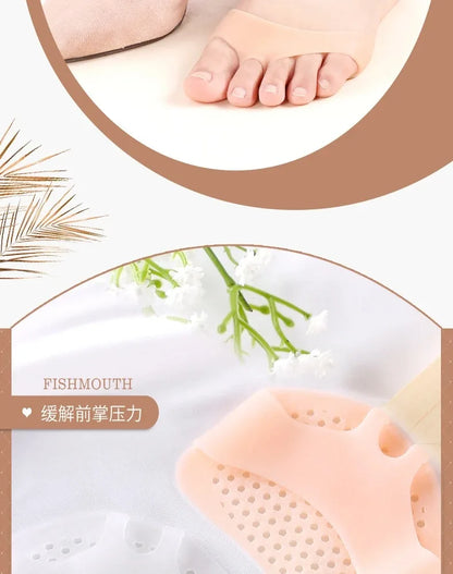 Silicone Forefoot Pads for Women High Heel Pain Relieve Inserts Breathable Foot Care Pads Half Shoe Insole Cushion Accessories