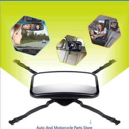 P9FD Car Backseat Mirror Rear View Facing Inner Child Forward Baby Mirror for Infant