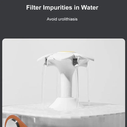 Pet Cat Water Fountain Automatic Dispenser for Pets Cat and Dog Drinking Basin Live Water Circulating Pet Water Feeder Portable