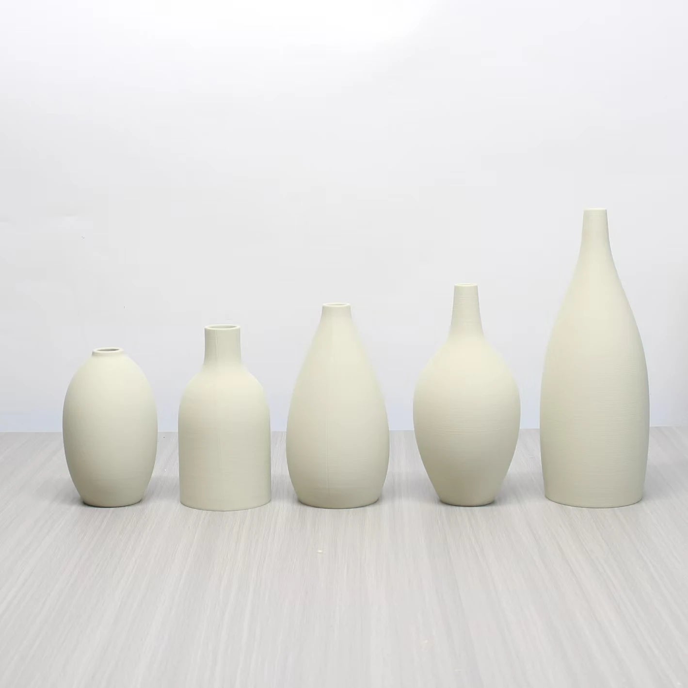 A Set of 5 Small Vases, Modern Home Décor Ornaments, Living Room Desktop Study Décor, Aesthetic Roomopaor, Home Décor