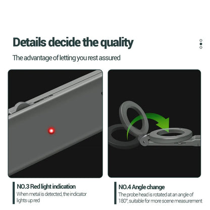 Metal Detector DM3004A Waterproof Handheld Alarm High Sensitivity Metal Scanner Security Checker Pinpointer Metal Detect Tool