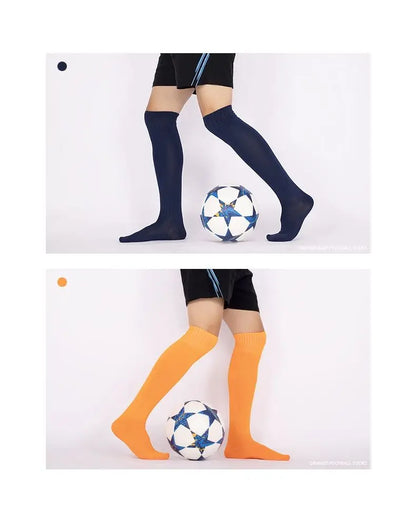 Soccer Socks Breathable Outdoor Football Sports Rugby Stockings Over Knee High Volleyball Baseball Hockey Kids Adults Long Socks