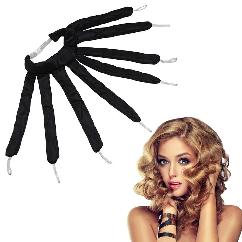 Lazy Hair Curler Hair Rollers Heatless Curling Rod Headband Curls Silk Ribbon Sleeping Soft Wave Formers No Heat Curls Ribbon