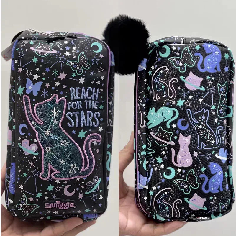 Genuine Australian Smiggle Student Backpack Cute And Fashionable Children Stationery Box Backpack Lunch Bag Kettle Student Gift