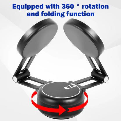 Suction Cup Phone Mount 360° Rotation Magnetic Phone Holder Multifunctional Portable Car Cellphone Holder for Smooth Surface