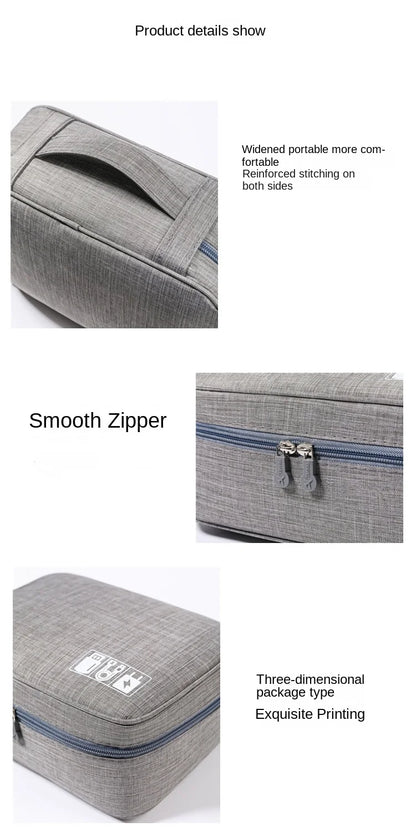 Travel Electronic Digital Storage Bag, Multifunctional High-capacity Earphones, Data Cable Protective Case, Dust Bag Travel Elec