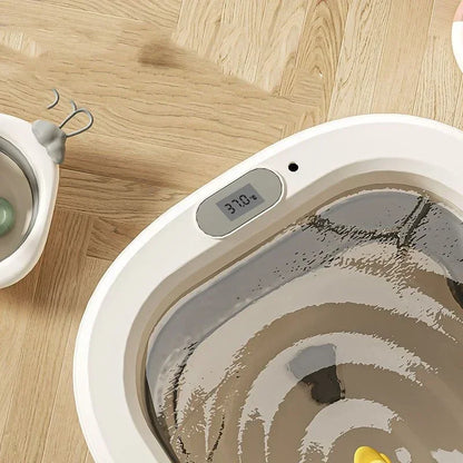 Tall Baby Bath Tub Baby Bath Tub Large Folding Sitting and Lying Down Baby Household Newborn Products Bath Tub