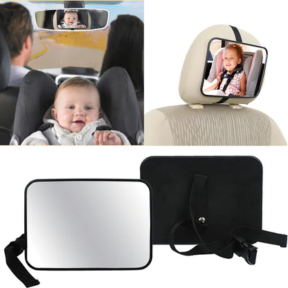 New Adjustable Wide Car Rear Seat View Mirror Baby/Child Seat Car Safety Mirror Monitor Headrest Car Interior Styling