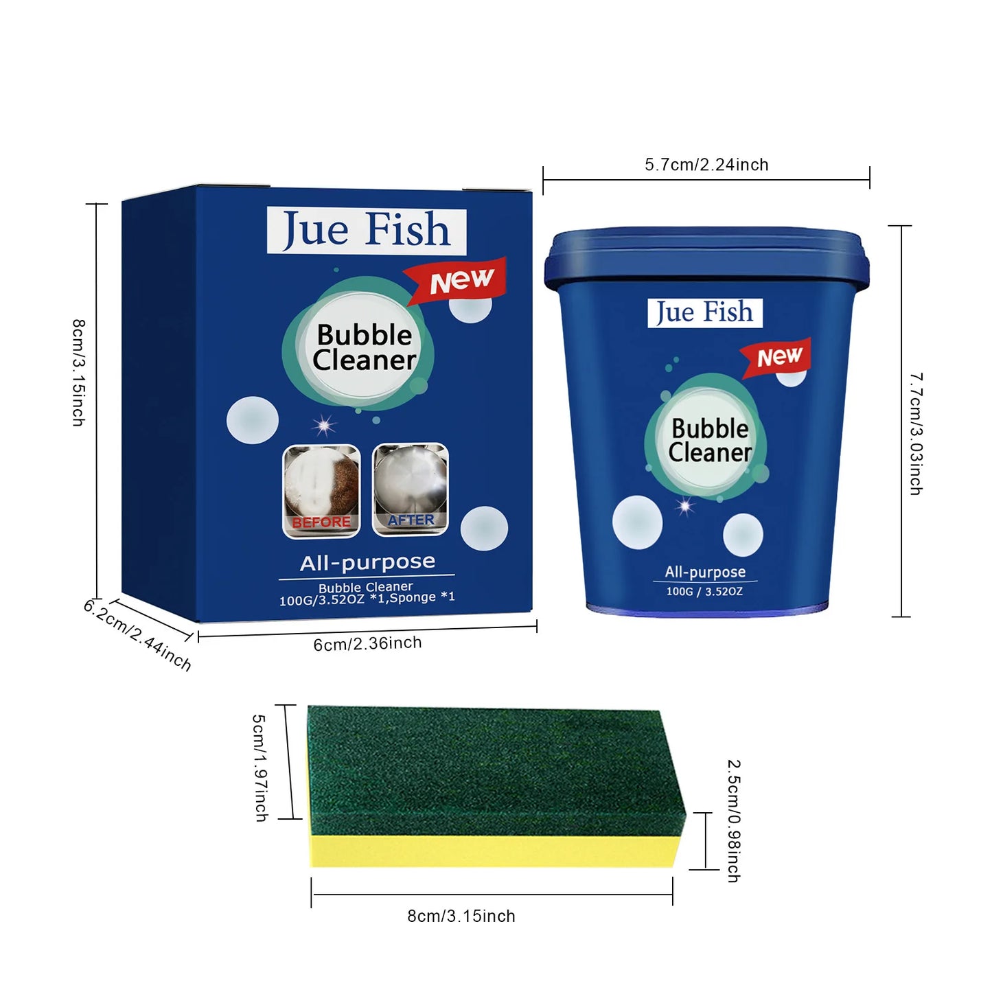 Cookware Cleaning Cream Pot Black Scale Cleaner Cookware Rust Remove Cleaning Pan Bottom Polishing Stainless Steel Cleaner Cream