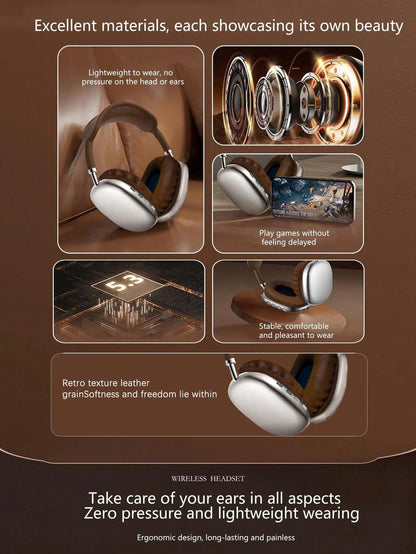 Headset wireless headset, long range, office listening headset, gaming game wireless headset