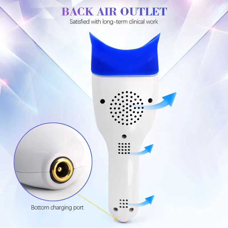 3W portable Dental Unit Bleaching Machine LED Teeth Whitening Light with 10pcs  Blue LED Lights