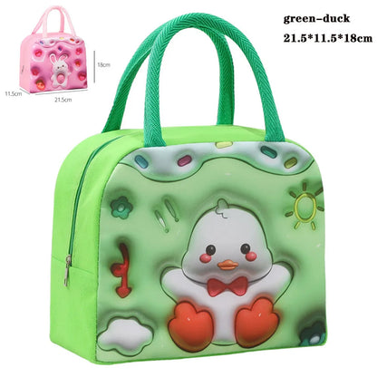 Food Storage bag Student lunchbag cool food bag for Children Food Container for Kids Schiool Thermal Lunch food Bag Mommy bag