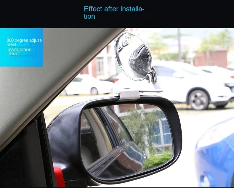 2pcs/set car blind spot mirror Auto Side Convex mirrors Wide Angle Round Car Vehicle Rear View miroir