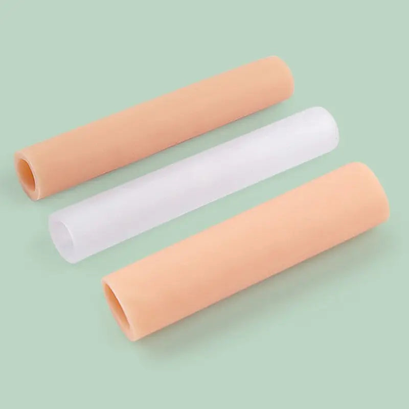 Silicone Toe Protector Cover Anti-Friction Foot Care Tool Fibre Finger Separator Spacer Tube Pain Relief Wear Pads Care Pedicure