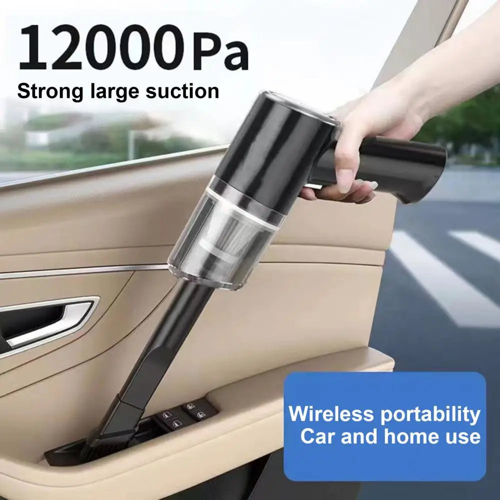 16.5cm Cordless Handheld Vacuum Cleaner With Powerful Motor Strong Suction Low Noise Multifunctional Use Air Blower Dust Remover