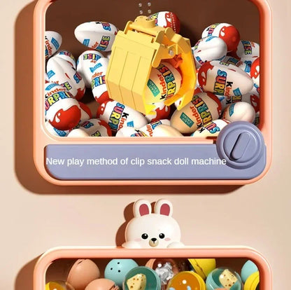 Automatic Mini Claw Machine Toys for Children Coin Operated Play Game Arcade Crane Doll Machines Kids Birthday Christmas Gifts