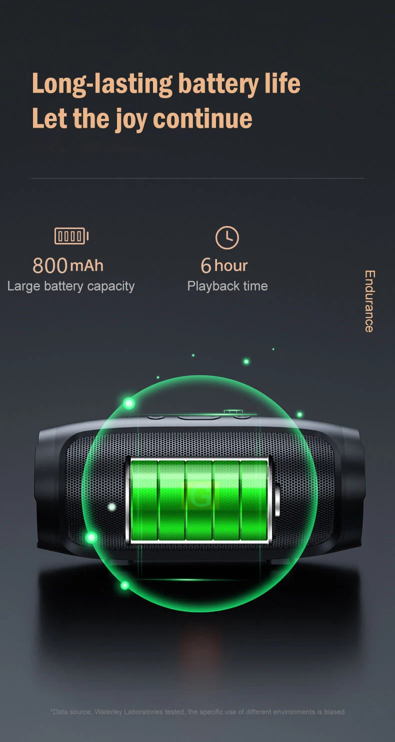 Bluetooth Speaker Dual Speaker Stereo Outdoor TF usb Playback Fm Voice Broadcasting Portable Subwoofer 50 Wireless Speaker