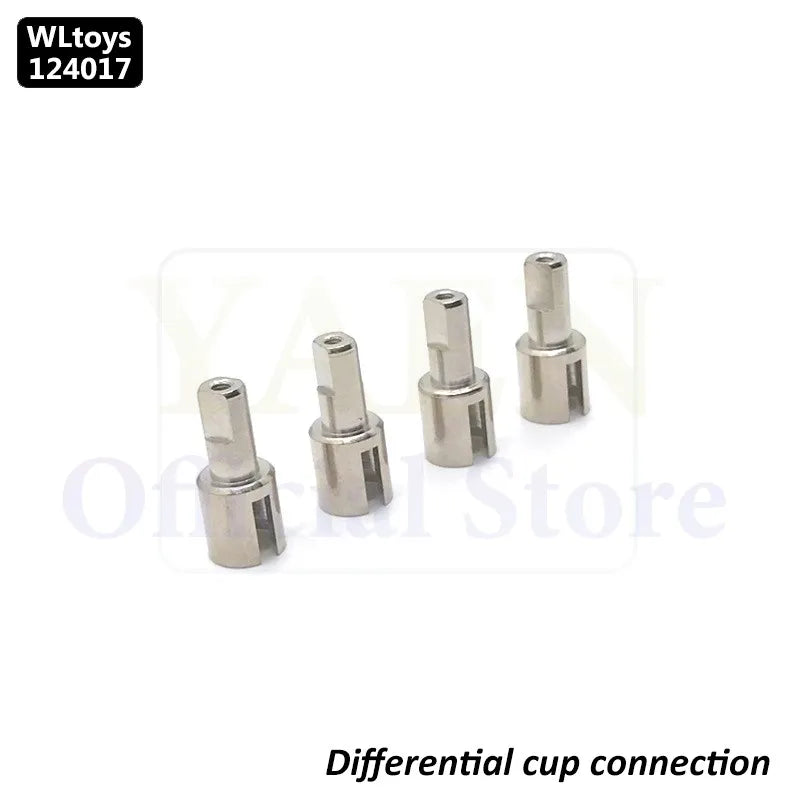 WLtoys 124017 1/12 RC Original Metal Spare Parts Swing Arm C Seat Bottom Motor Differential Gearbox Shock Absorbers Tire