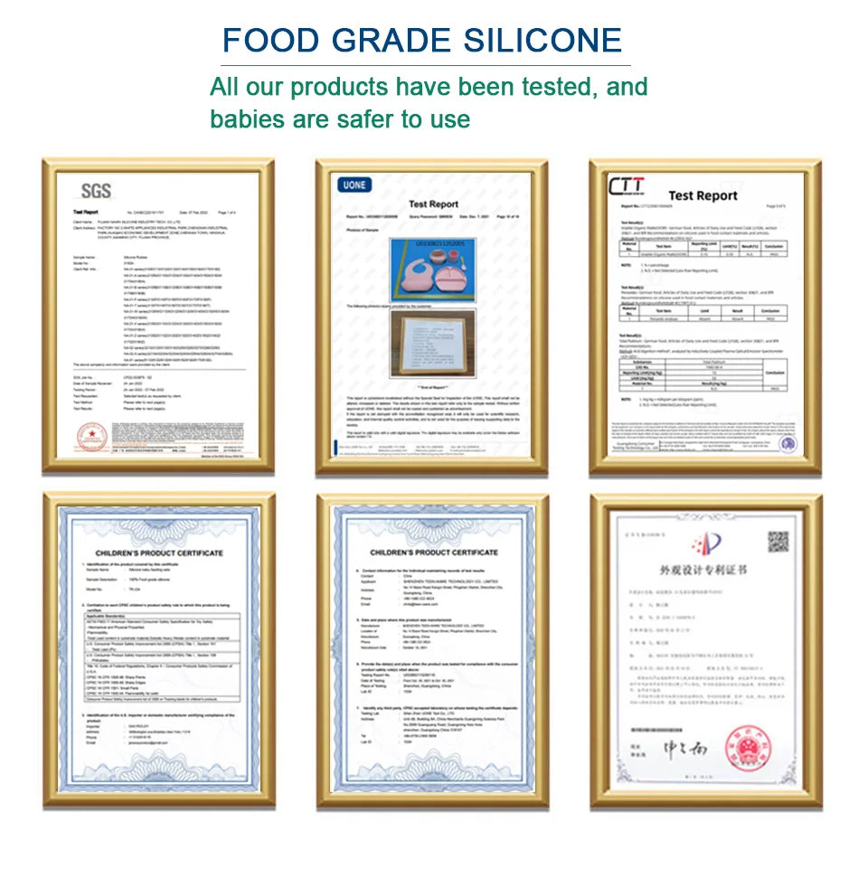 Silicone Baby Feeding Set Soft Silicone Sucker Plate Bowl Elephant Plate Personalized Name Feeding Bib Apron Children's Dishes