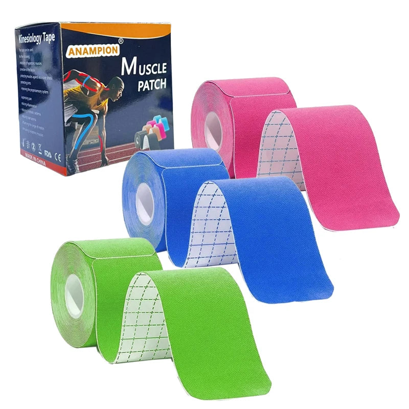 Kinesiology Tape Pro Athletic Sports Tape20 Precut Strips Sports Bandage Waterproof Breathable Latex Free Elastic Sports Tape