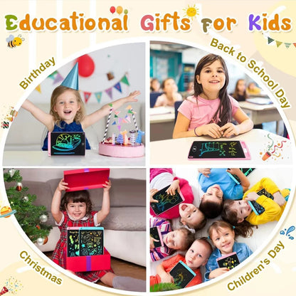 LCD Writing Tablet Doodle Board,8.5 inch Colorful Drawing Pad, Electronic Drawing Tablet, Drawing Pads, Travel Gifts for Kids