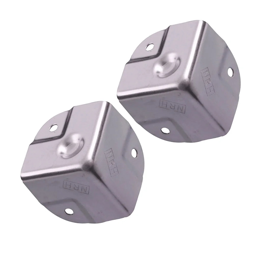 4 Pcs Stainless Steel Corner Protectors Decorative Edge Guards For Furniture Box Wrap Table Guard Hardware Brackets