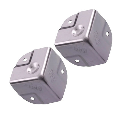 4 Pcs Stainless Steel Corner Protectors Decorative Edge Guards For Furniture Box Wrap Table Guard Hardware Brackets