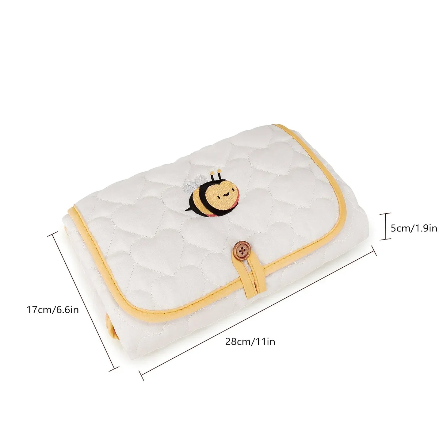 Baby Foldable Diaper Changer Baby Changing Mat Waterproof Changing Pad Portable Diaper Bag Newborn Bedding Supplies Storage Bags