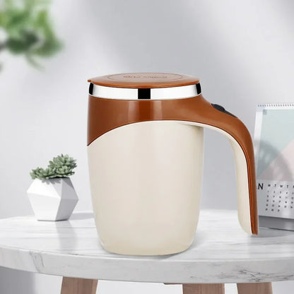 2025 Automatic Stirring CupMug Rechargeable Portable CoffeeElectric Stirring StainlessSteel Rotating Magnetic Home DrinkingTools