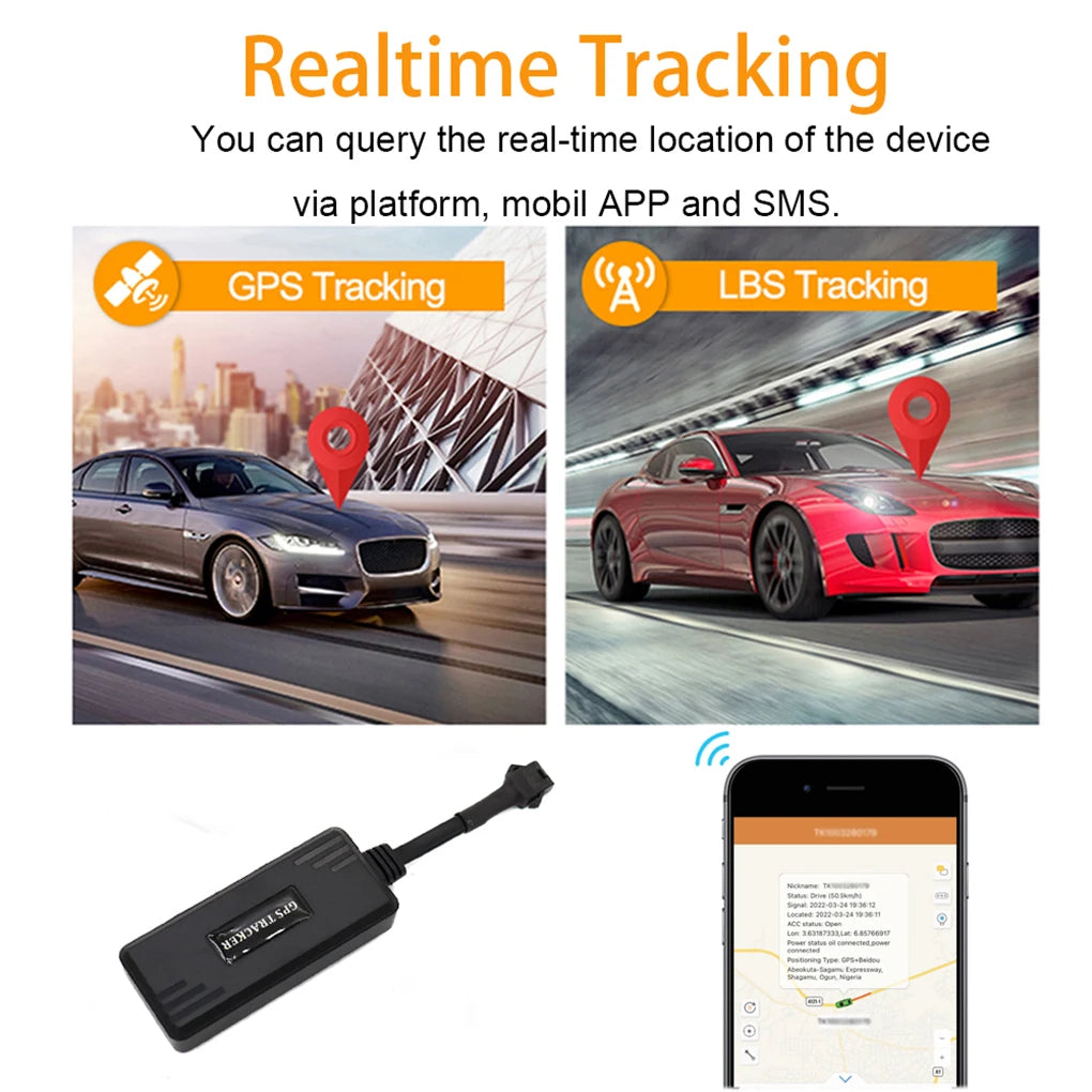 Portable Car GPS Tracker Real-time Wireless GPS Tracker 4G Vehicle Anti Theft Tracking Device Alarm Tracker Anti-lost Locator