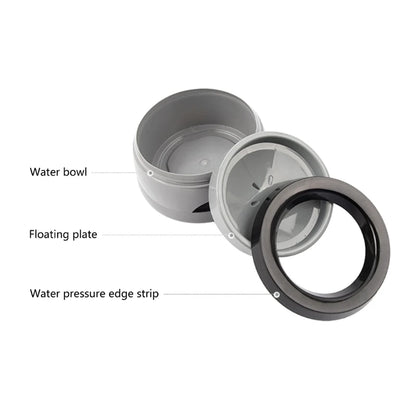 E15D 25oz Dog Water Bowl 750mL No Spill Slow Water Feeders Spill Proof Pet Bowl