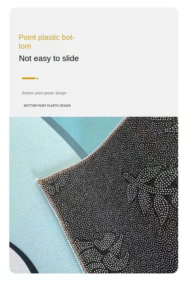 VIKAMA Retro Creative Wooden Long Floor Mats Modern Chinese Kitchen Carpet Bathroom Floor Mats Hallway Floor Mats Home Decor