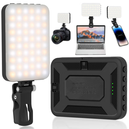 Led Photo Fill Light Dimmable,for Phone,iPhone,Photography Video Lighting for Video Recording, Makeup,TikTok,Selfie,Vlog