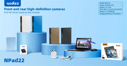 New Tablet Computer 10.1 inches Android 15 (RAM12GB+ROM512GB) HD Dual Card Tablet Computer Learning Office Entertainment Tablet