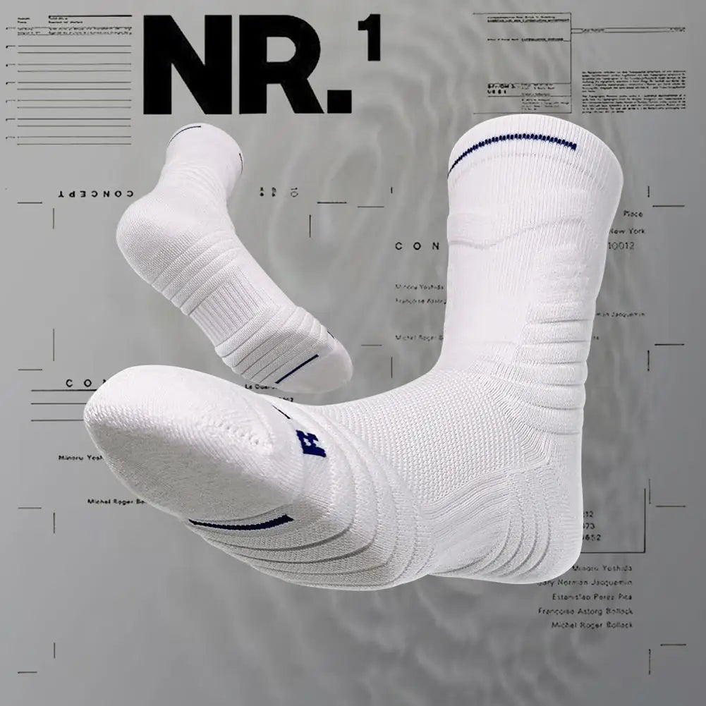 Professional Sports Socks Training Athletic Socks Basketball Crew Socks Cotton Moisture Wicking Socks For Men Women Gifts