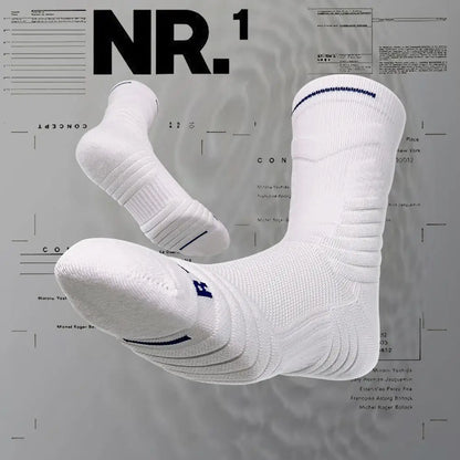 Professional Sports Socks Training Athletic Socks Basketball Crew Socks Cotton Moisture Wicking Socks For Men Women Gifts