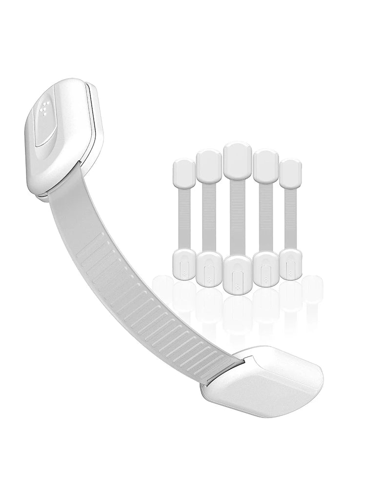 Baby Safety Lock Drawer Child Safety Cabinet Proofing 3M Adhesive Cabinet Drawer Door Latches Baby Safe Strap