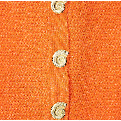 Elegant Unique Button Women's Cardigan Casual O-neck Knitted Single Breasted Sleeveless Blouse Female Summer Lady Office Wears