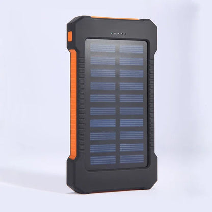 20000mah Portable Solar Power Bank Waterproof External Battery Backup Powerbank 20000 mah Phone Battery Charger LED Pover Ban